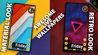 Cool Android Live Wallpapers - Neon Black & Material Wallpaper Apps - OCT 2021 screenshot 2