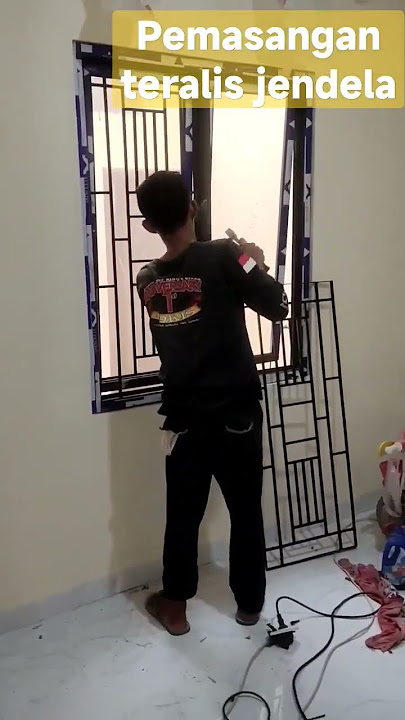 Pemasangan teralis jendela rumah