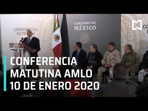 Conferencia matutina AMLO - Viernes 10 de enero 2020