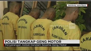 Sembilan Anggota Geng Motor Diringkus Polisi
