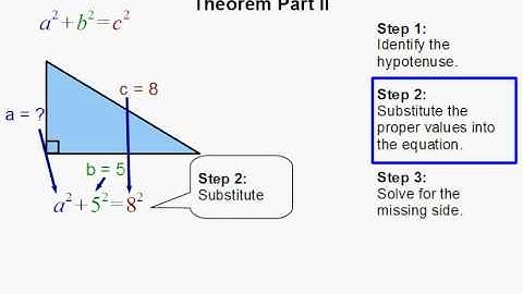 Using the Pythagorean Theorem Part II