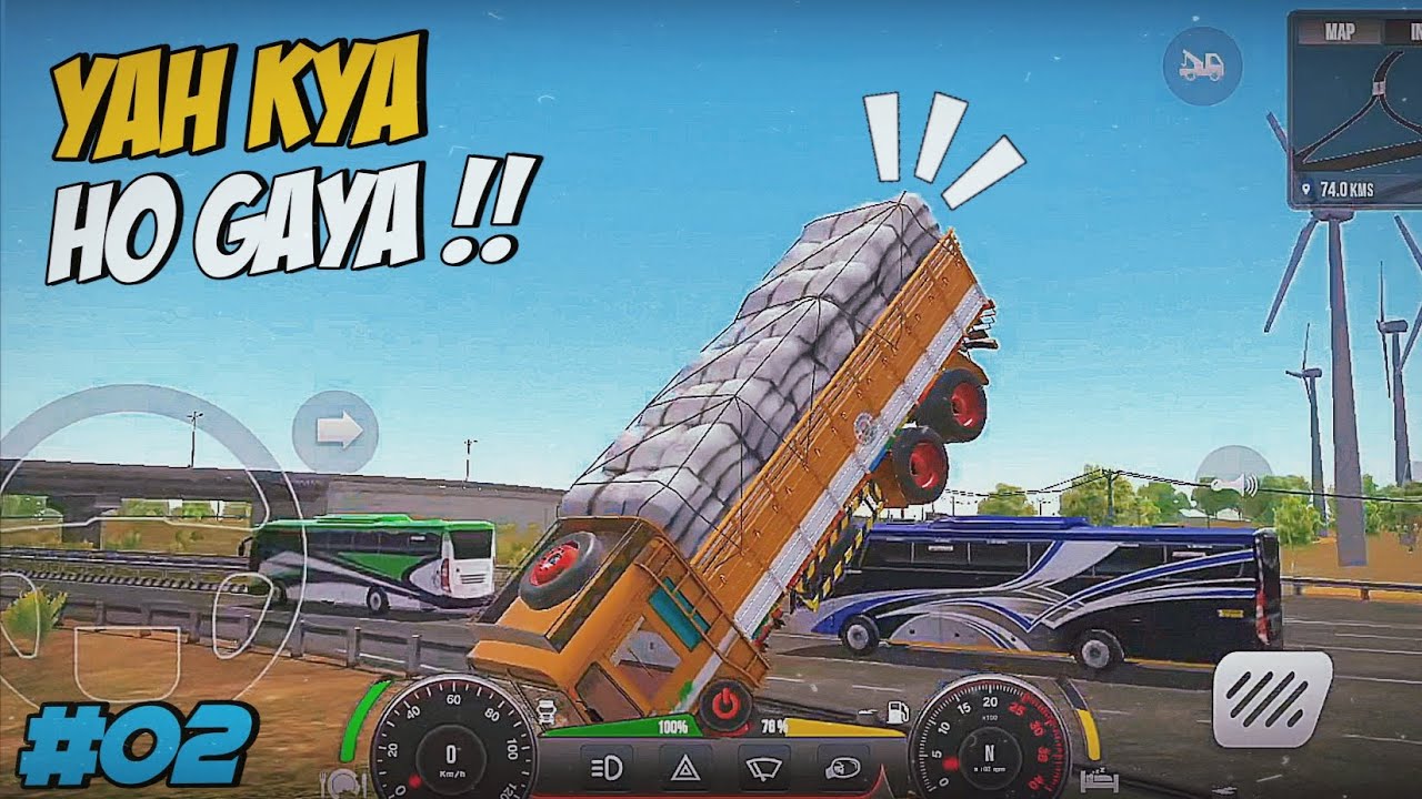 Yah Kya Ho Gaya Truck Ka Shat! 🛣️ Highway Pe Accident Ho Gaya 🚧 EP 02 Of Truck Masters India 