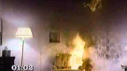 How Quickly Fire Spreads: National Fire Protection Association Test Burn