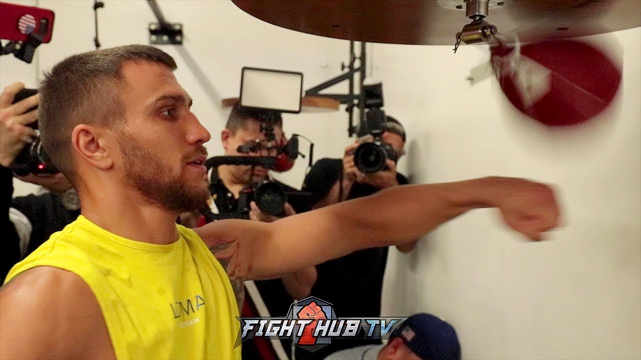 boxing news pacquiao VASYL LOMACHENKO ASKED TO DO SPEED BAG TRICKW/LEFT HAND, DOES IT IN ONE TRY!