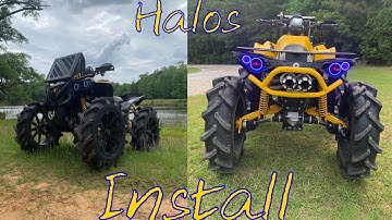 How to Install Front and Rear Halos on a Can am!! Building the BADDEST 2021 Can am Renegade 1000 XMR