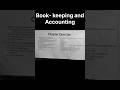 Solve top 100 + questions of | book- keeping and accounting | #accountingassignment #commerce