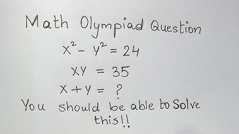 Math Olympiad Question | Nice Equation Solving | You should be able to solve this!!