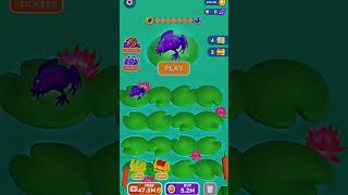 I trasformed from a frog to a lizard in evolution merge! [#evolution #games]