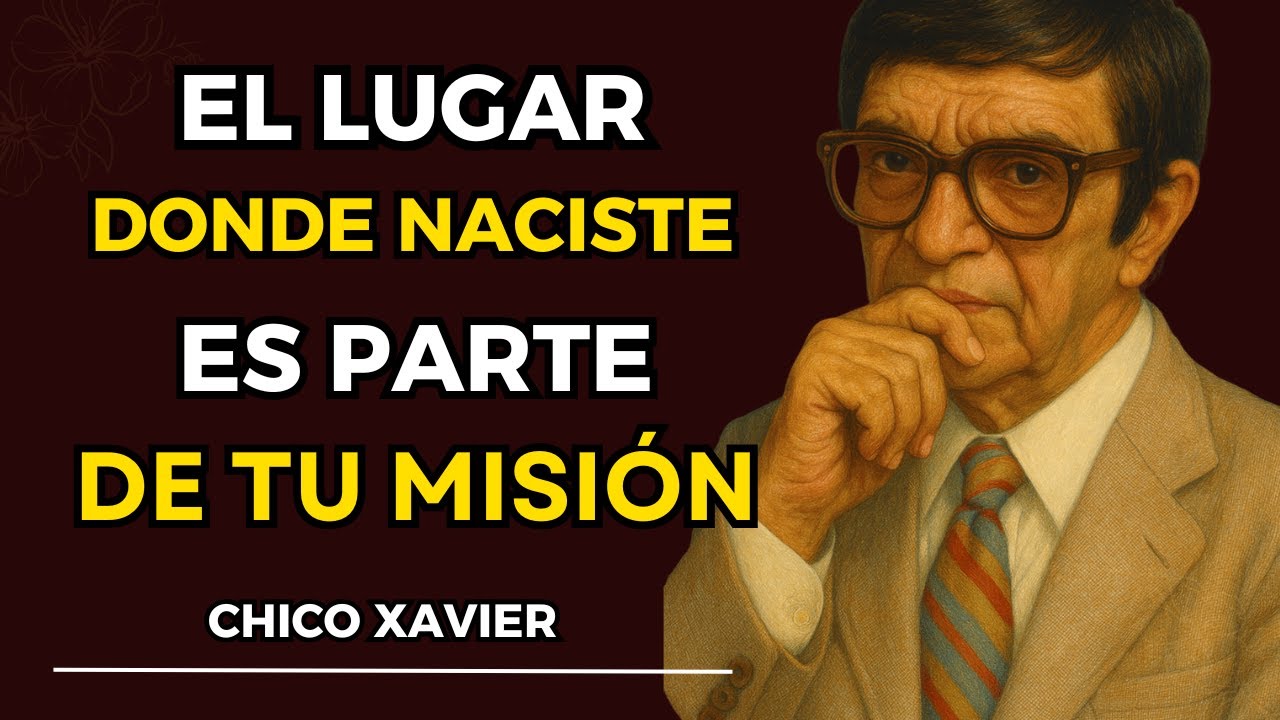 Chico Xavier advierte: el lugar donde naciste no fue un error — es parte de tu misión reencarnatoria