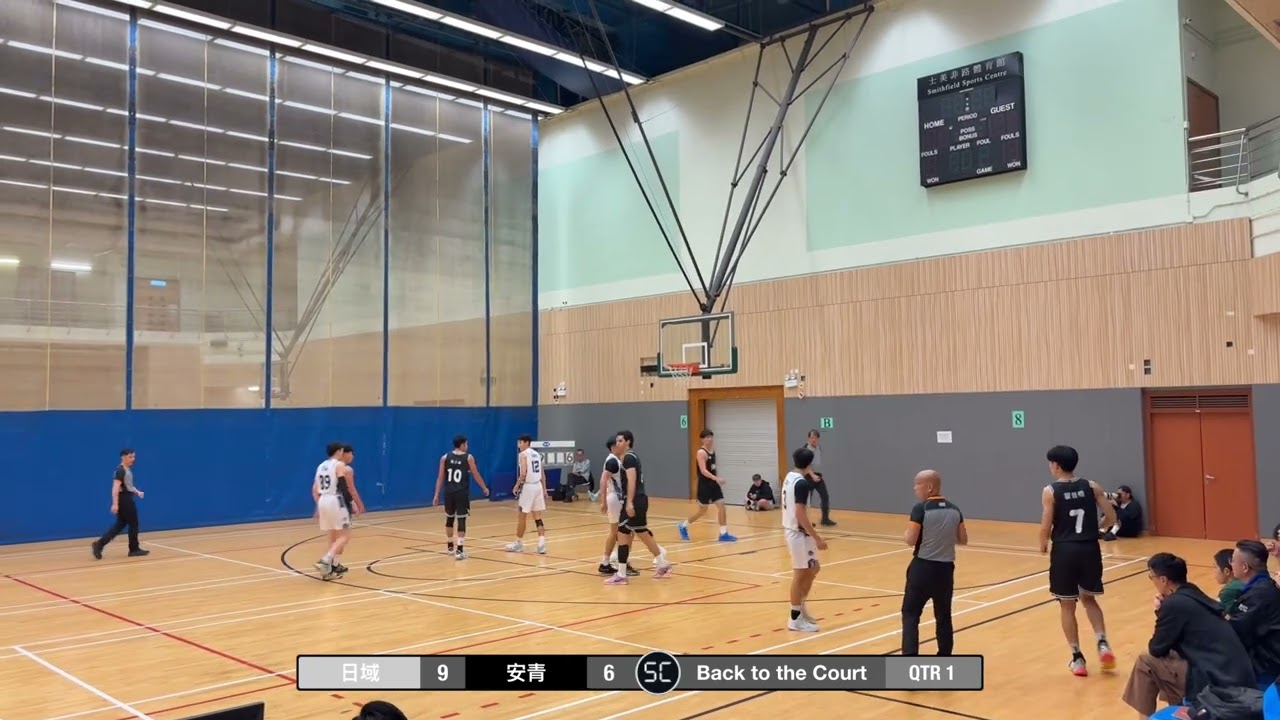 2026-02-10 男甲二聯賽 日域（白） vs 安青（黑） Q1