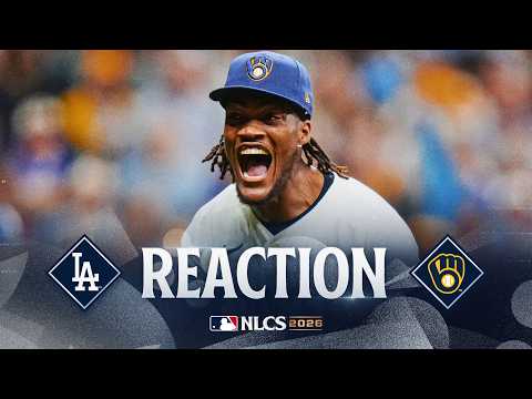 REACTION: Brewers are 3 wins away from reaching their first World Series since 1982!