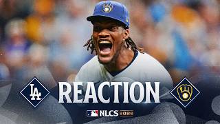 REACTION: Brewers are 3 wins away from reaching their first World Series since 1982!