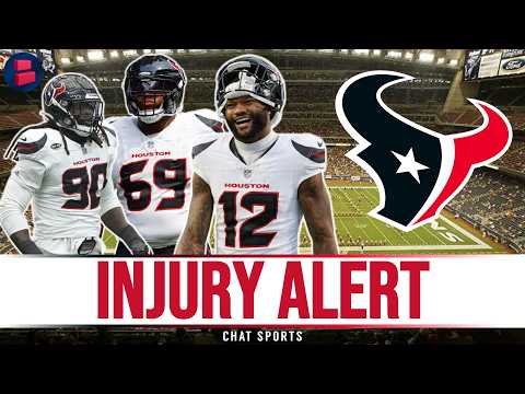 BAD NEWS… Texans vs. Bengals Injury Report: Texans Have Multiple Starters OUT + Joe Burrow Update