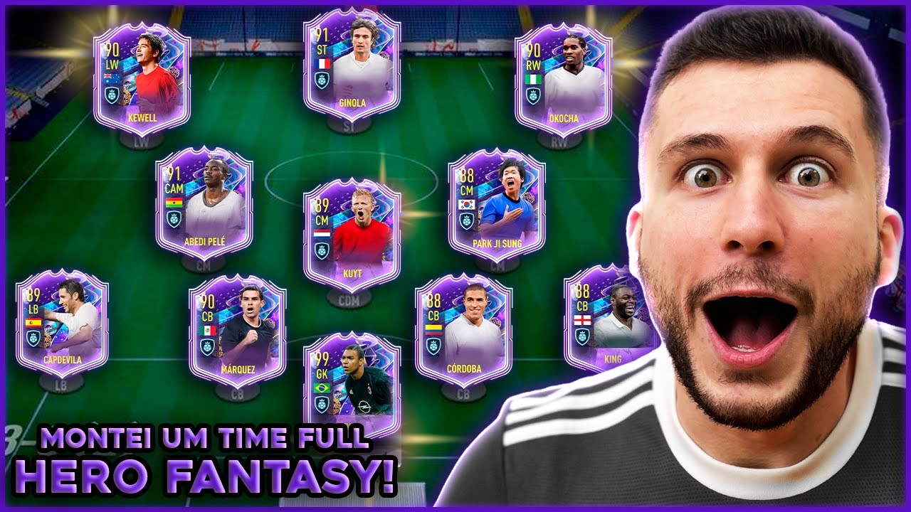 MONTEI UM TIME FULL HERO FANTASY E JOGUEI A WL!!! FIFA 23 - ULTIMATE TEAM