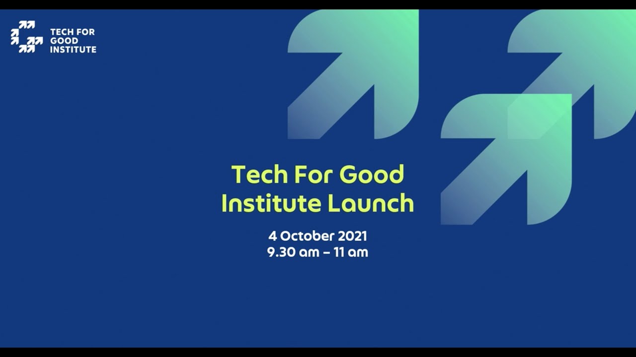 Tech For Good Institute Launch Event - YouTube