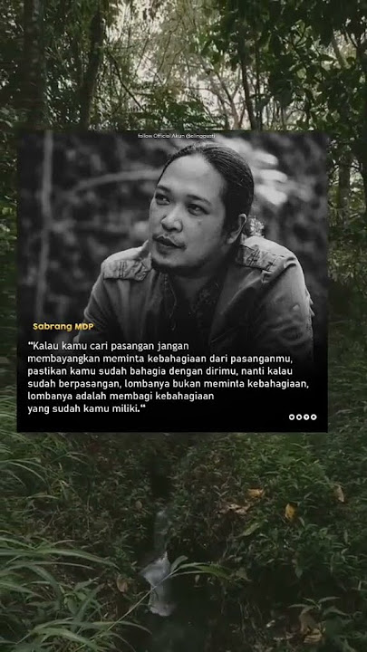 Motivasi Cinta Sabrang mdp