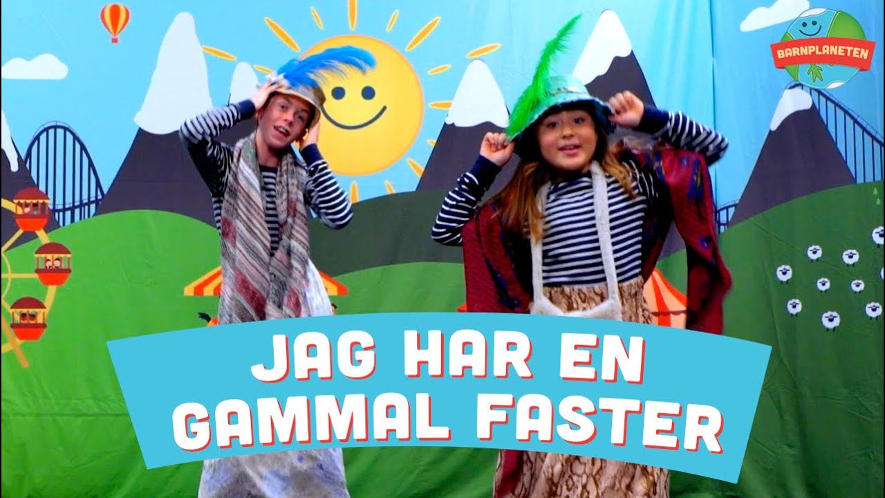 Jag har en gammal faster - Barnmusik och barnlåtar med Minikompisarna