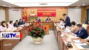 Bí thư tỉnh ủy Hầu A Lềnh làm việc với Đoàn công tác Hội sở chính NH Chính sách xã hội