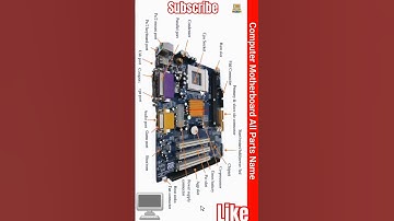 Computer Motherboard All Parts Name ##motherboard ##trending ##shorts
