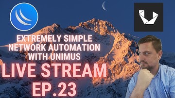 💻 Extremely simple network automation on MikroTik with Unimus (The Network Berg Stream Ep.23)
