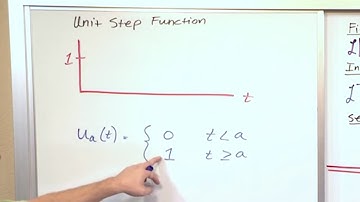 Lesson 19 - Laplace Transform Of Piecewise Functions, Part 1