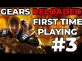 FIRST TIME PLAYING GEARS OF WAR 1 EP3 (Gears Reloaded)
