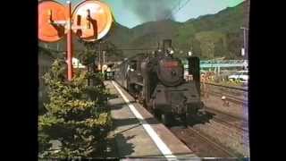 昭和60年頃に撮影した大井川鉄道のSL C56 44