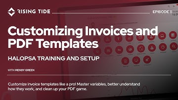 HaloPSA - PDF Templates (Invoices)