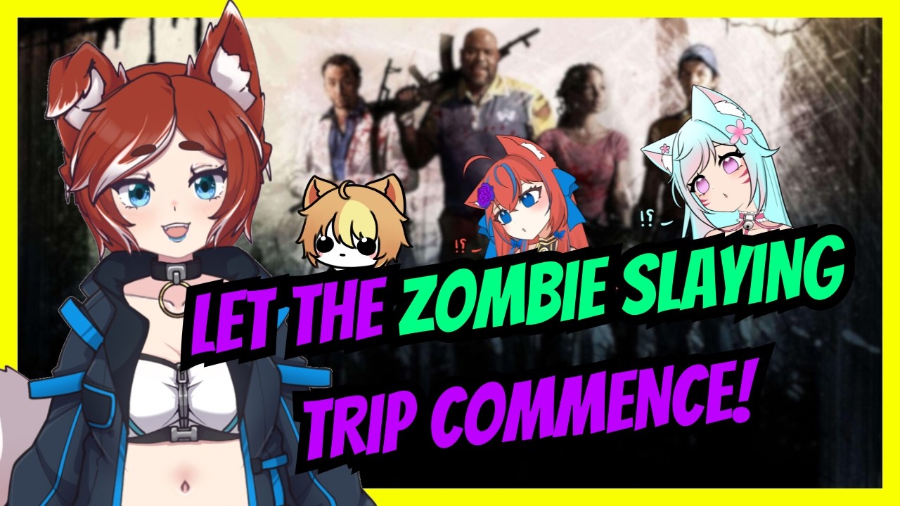 Two Dogs & Two Cats vs. The Zombie Hoards! [Left 4 Dead 2]