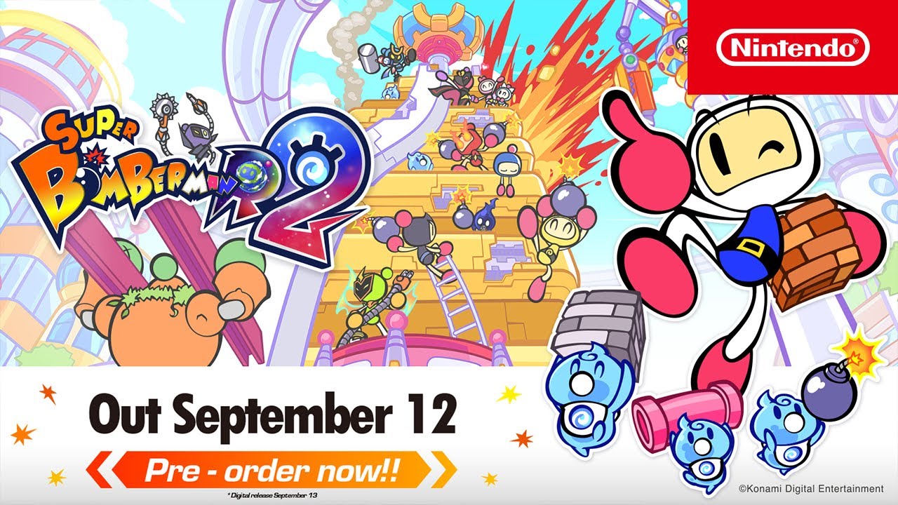 SUPER BOMBERMAN R2 – Release Date Trailer – Nintendo Switch 