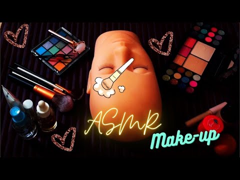 ASMR Make-up : Maxine la tête de mannequin connectée