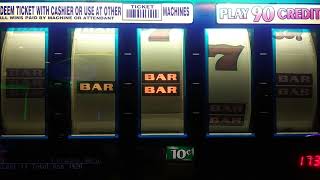 5 reel 9 line double diamond bonus and retrigger.                               Looking Glass Slots screenshot 2