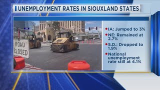 Unemployment Rates In Siouxland States