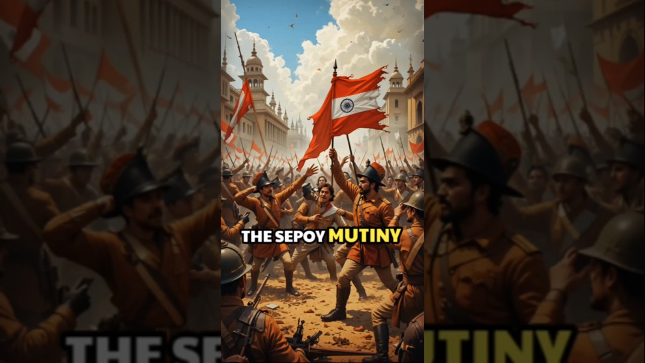 What caused the Sepoy Mutiny of 1857?