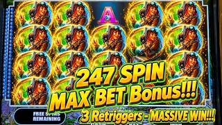 💎 MY BIGGEST BONUS EVER = MASSIVE WIN on Exotic Treasures Slot! 💥 WMS Classic MAX BET Live Play screenshot 2