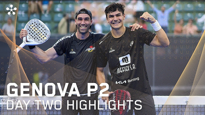 Genova Premier Padel P2: Highlights day 2 (men)