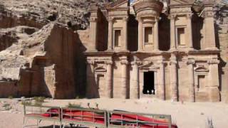 Donkey At The Monastery In Petra, Jordan