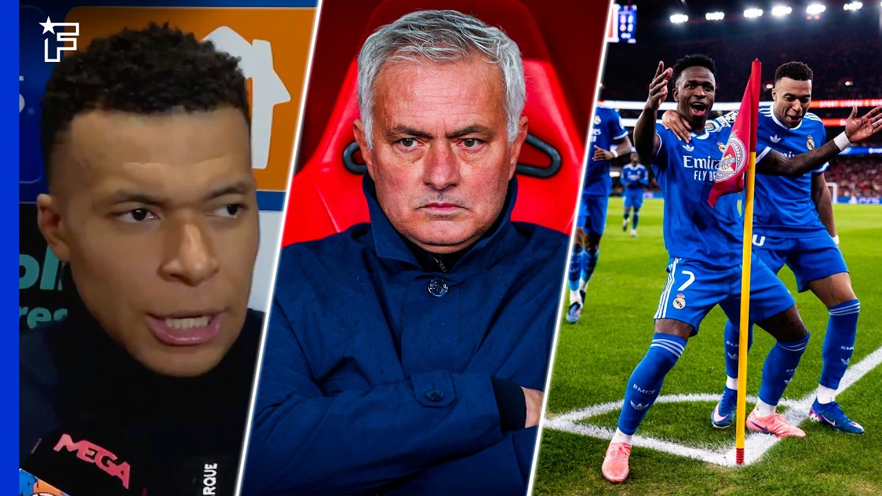 La réponse CHOQUANTE de Mourinho à Vinicius Jr, Mbappé SCANDALISÉ… les réactions de Benfica - Real