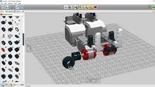 Робот Чертёжник || Инструкция по сборке || Lego Mindstorms EV3 MOC || 3D Модель Робота