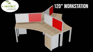 Assembly Video of 120 Degree Workstation Cubical