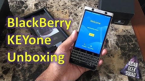 BlackBerry KEYone Unboxing