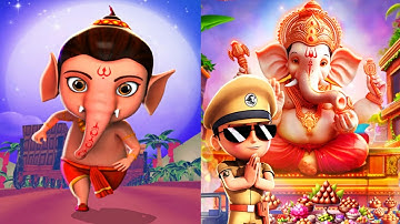 Little Ganesha vs Little Singham Run - Android Gameplay 
