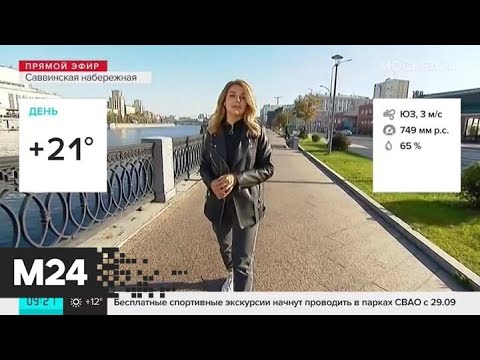 "Утро": влажность воздуха в Москве 23 сентября составит 65% - Москва 24