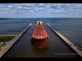 A view from Above! The James R Barker Duluth arrival from the viewpoint of the Aerial Bridge 061421