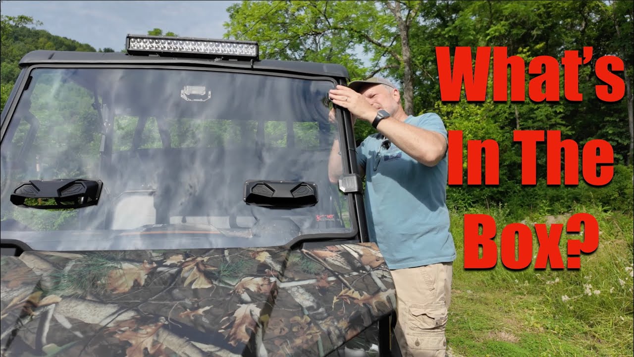 Installation And Review Of The StarknightMT Front Windshield On My Polaris Ranger