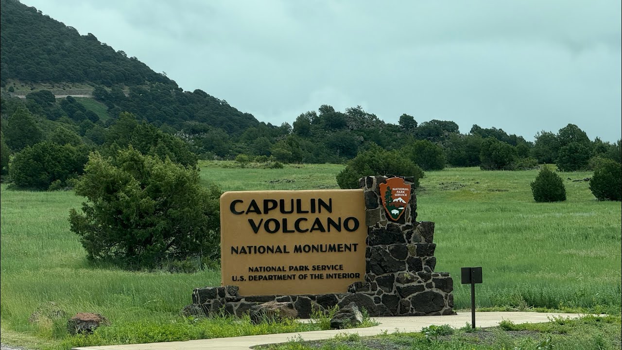 Gorgeous views from Capulin Volcano National Monument ￼￼