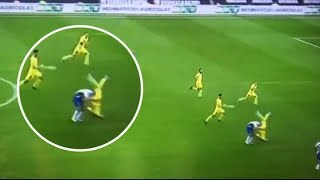 Alberto Moreno with the most ridiculous clearance