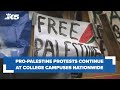 College campus protests continue across the country