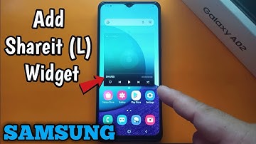 How to Add Shareit (L) Widget on Samsung Galaxy A02