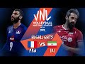 France vs. Iran - FIVB Volleyball Nations League - Men - Match Highlights, 21/06/2021